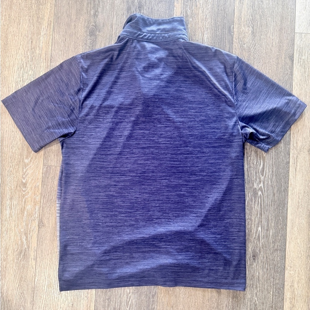 Hogan XL Blue and Gray Gradient Polo Shirt - Picture 4 of 4